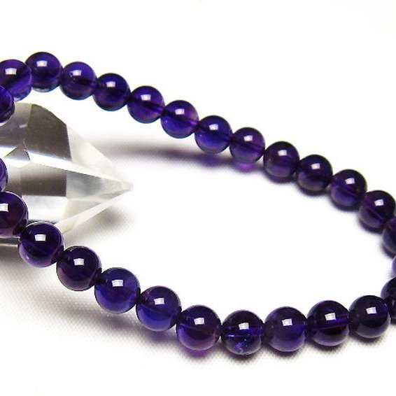 アメジストブレスレット 7mm [t406-3747]