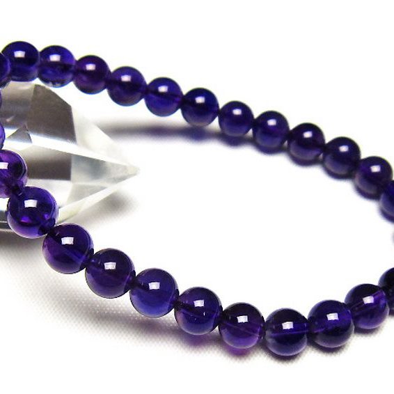 アメジストブレスレット 7mm [t406-3796]