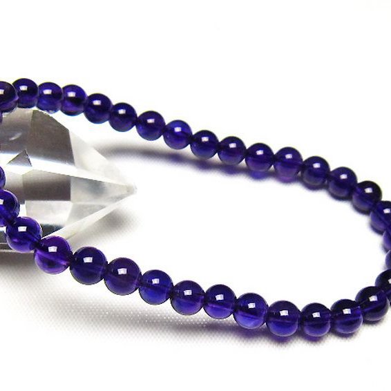 アメジストブレスレット 5mm [t406-3802]