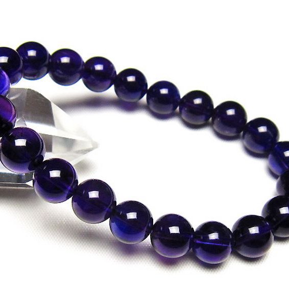 アメジストブレスレット 9mm [t406-3818]