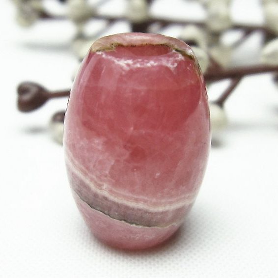 インカローズ(ロードクロサイト) 天珠[T407-1353]