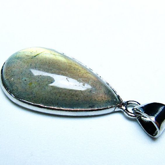 ラブラドライトペンダント[T409-3833]