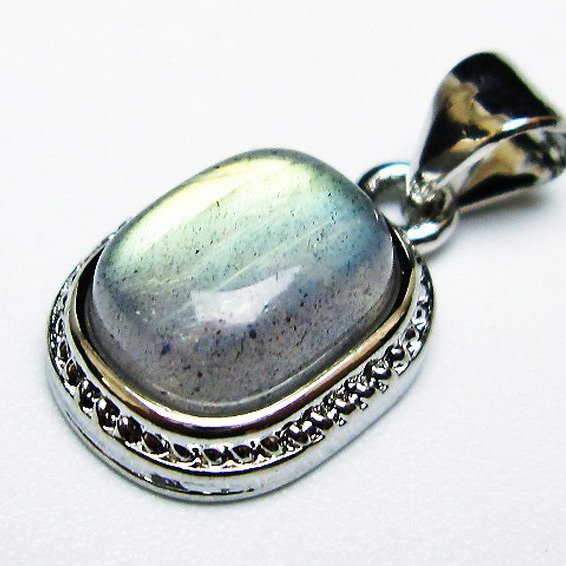 ラブラドライトペンダント[T409-3967]