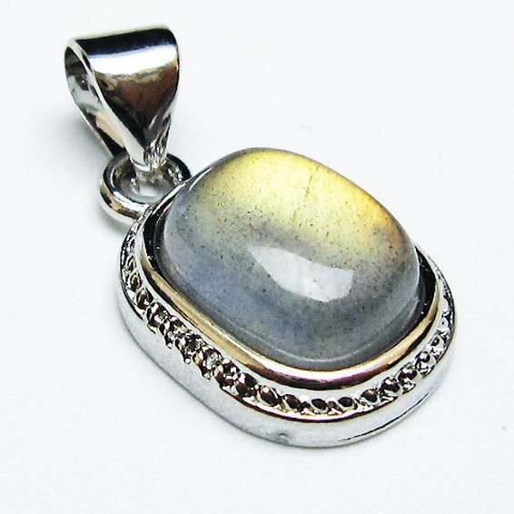 ラブラドライトペンダント[T409-4011]