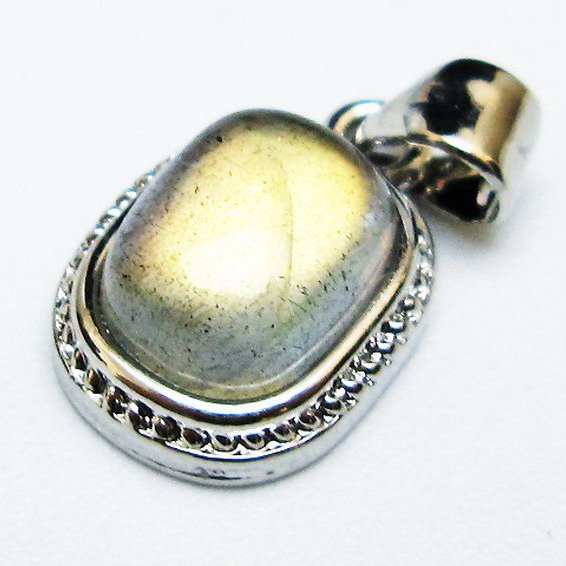 ラブラドライトペンダント[T409-4063]