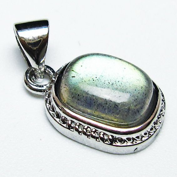 ラブラドライトペンダント[T409-4066]