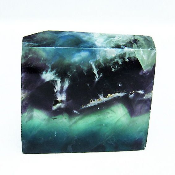 エンジェルフェザー フローライト 原石[T41-1703]