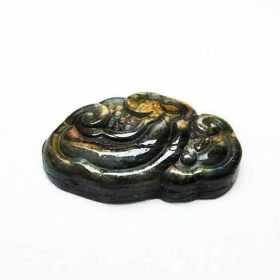 ラブラドライトタンブル[T412-2091]