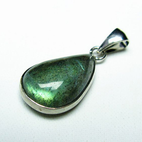ラブラドライトペンダント[T413-3685]