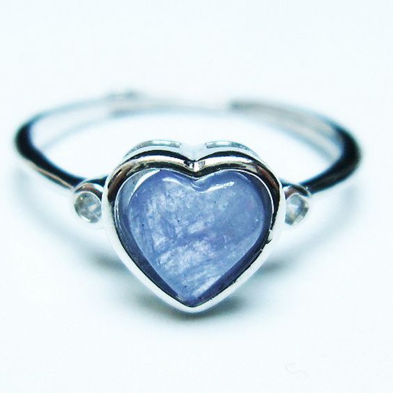 タンザナイトハート指輪(13号)[T417-1212]