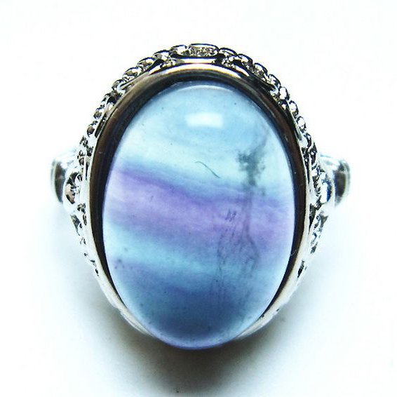 フローライト 指輪(14号)[T426-7770]