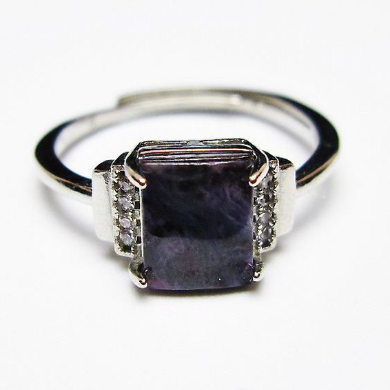 スギライト指輪(15号)[T427-4813]