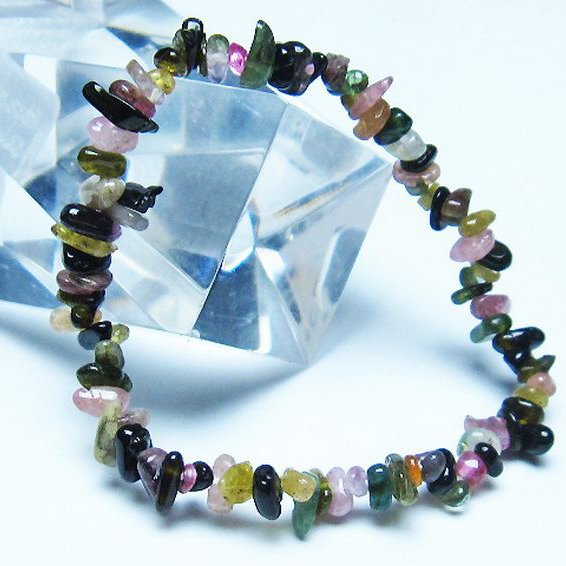 ミックスカラートルマリンブレスレット[T429-829]