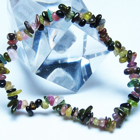 ミックスカラートルマリンブレスレット[T429-846]