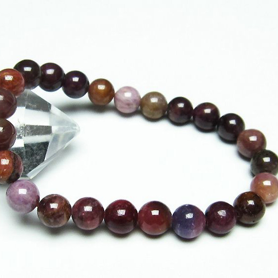 ルビーブレスレット8mm[T430-4425]