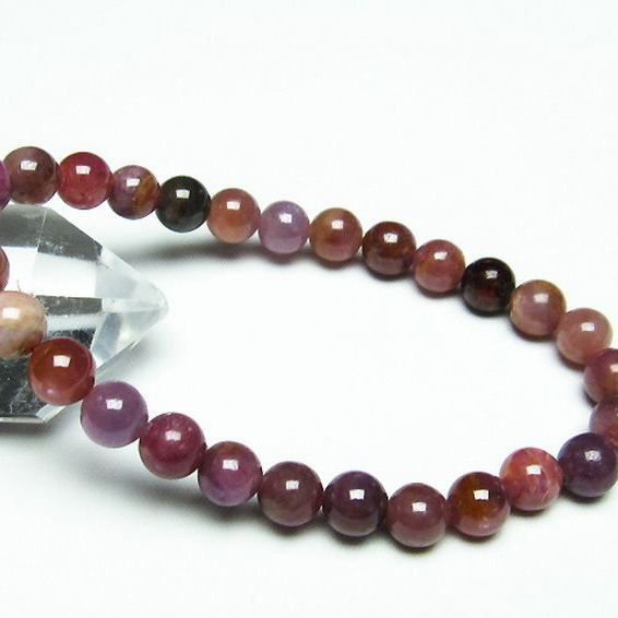 ルビーブレスレット7mm[T430-4514]