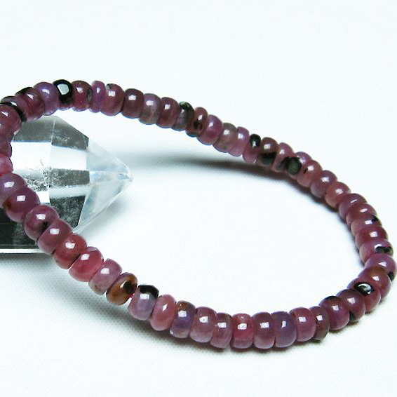 ルビーブレスレット6mm[T430-4538]