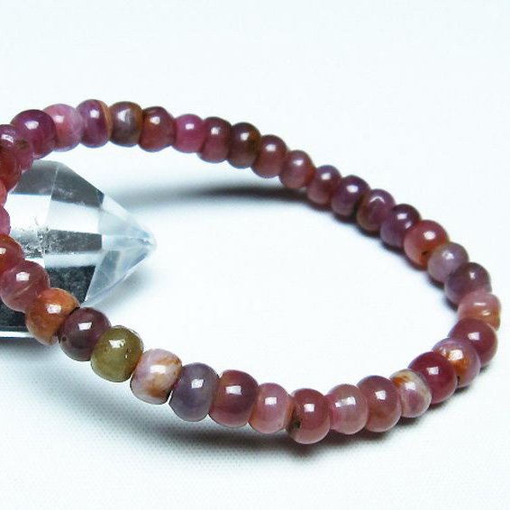 ルビーブレスレット7mm[T430-4542]