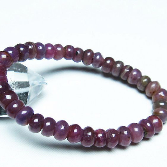 ルビーブレスレット8mm[T430-4548]