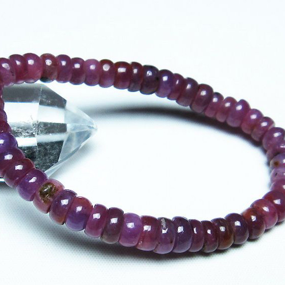 ルビーブレスレット8mm[T430-4576]