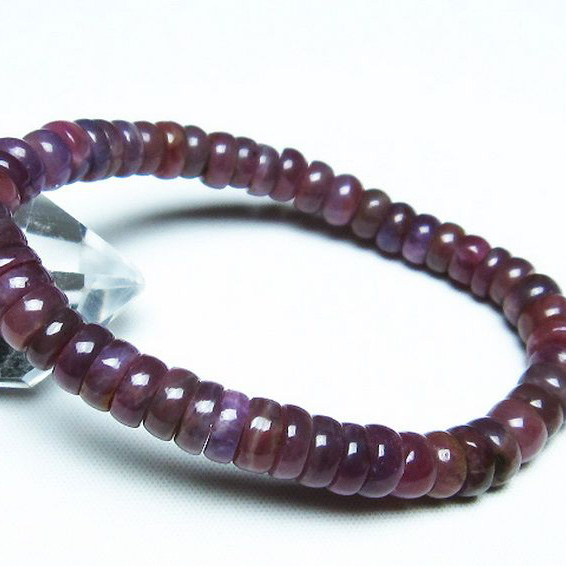 ルビーブレスレット8mm[T430-4641]