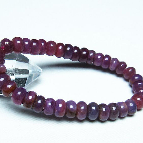 ルビーブレスレット8mm[T430-4678]