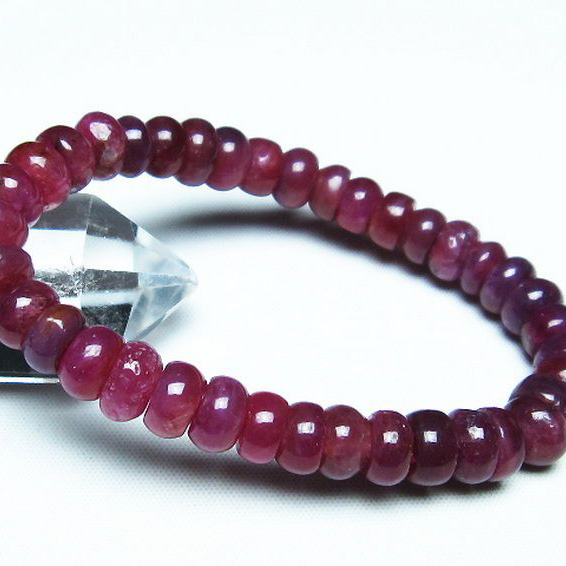 ルビーブレスレット9mm[T430-4730]