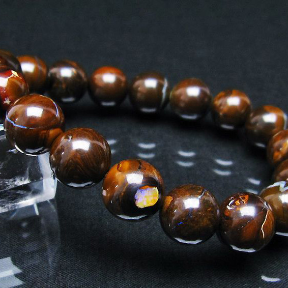 アイアンオパール ブレスレット11mm[T435-7905]