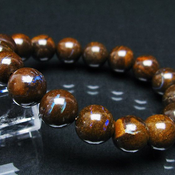 アイアンオパール ブレスレット12mm[T435-7936]