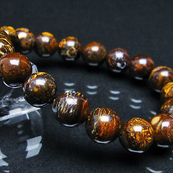 アイアンオパール ブレスレット11mm[T435-7951]