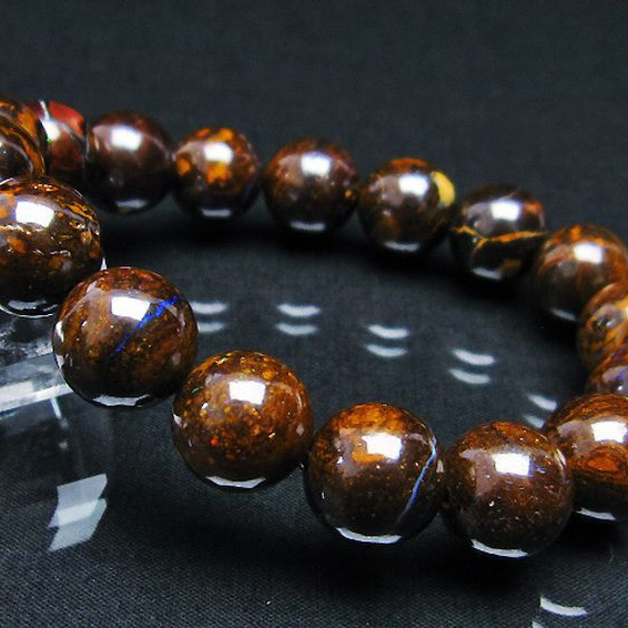 アイアンオパール ブレスレット13mm[T435-7963]