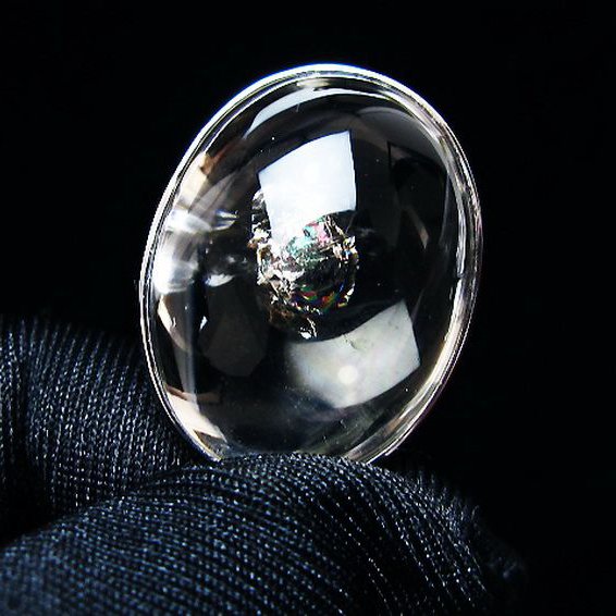 アイリスクォーツ 虹入り レインボー水晶 ペンダント [t436-3159]