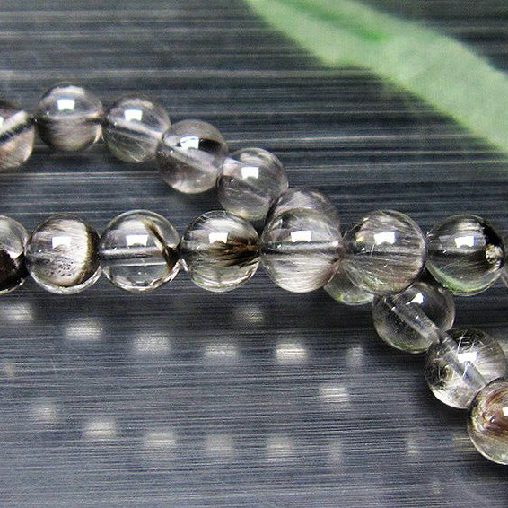 放射プラチナルチルブレスレット7mm[T437-2163]