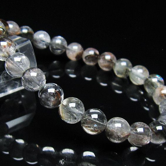 放射プラチナルチルブレスレット 8mm [t437-2302]