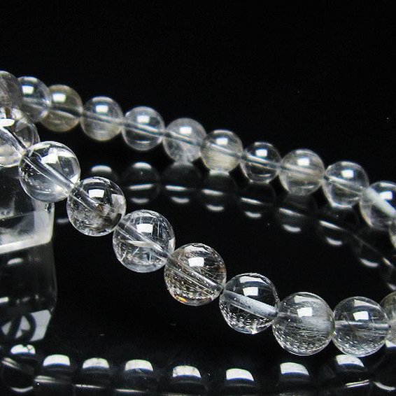 放射プラチナルチルブレスレット 8mm [t437-2312]