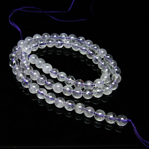 アメジスト一連6mmビーズ[T438-4590]