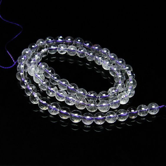 アメジスト一連6mmビーズ[T438-4624]