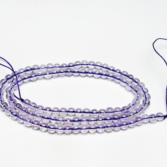 アメジスト一連 4mm ビーズ [t438-5520]