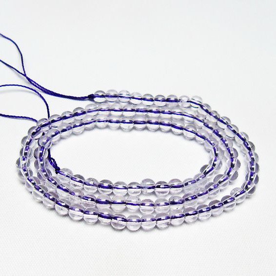 アメジスト一連 4mm ビーズ [t438-5543]
