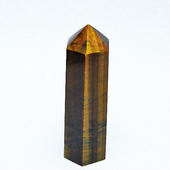 タイガーアイ※黄虎目石六角柱[T443-4550]