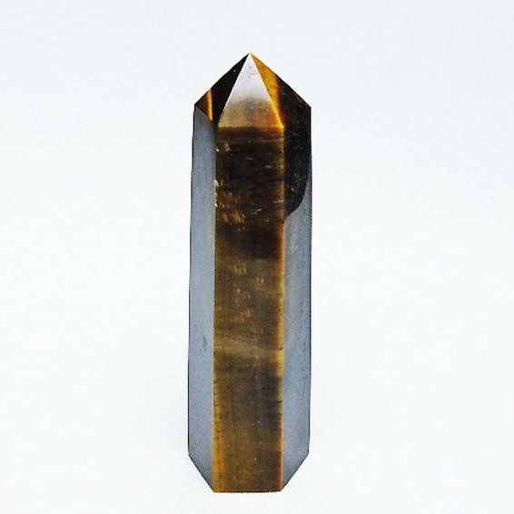 タイガーアイ※黄虎目石六角柱[T443-4735]