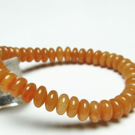 赤インド翡翠 ブレスレット8mm[T445-1596]