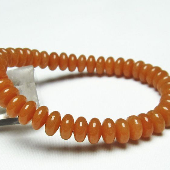 赤インド翡翠 ブレスレット8mm[T445-1740]