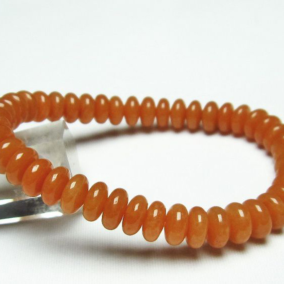 赤インド翡翠 ブレスレット8mm[T445-1784]