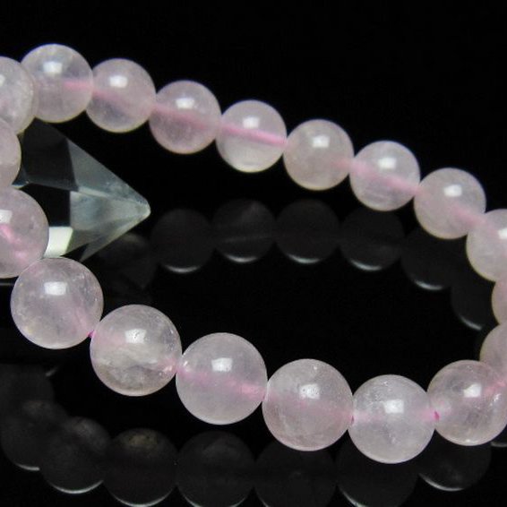 ローズクォーツブレスレット 10mm [t446-2740]