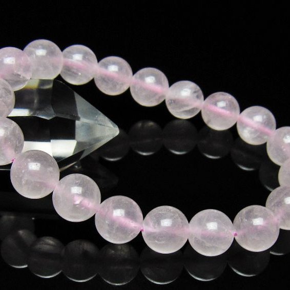 ローズクォーツブレスレット 10mm [t446-2757]