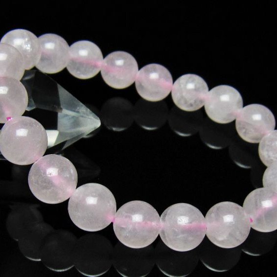 ローズクォーツブレスレット 10mm [t446-2795]