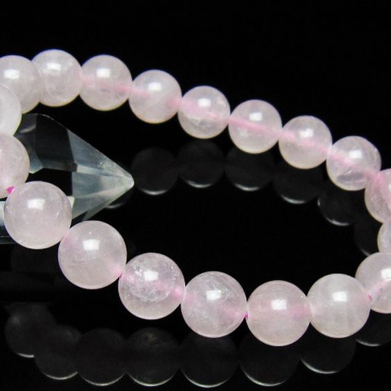 ローズクォーツブレスレット 10mm [t446-2837]