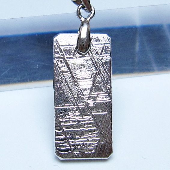 シルバーギベオン（メテオライト）ペンダント [t452-3767]