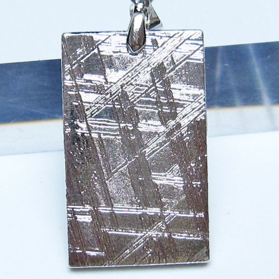 シルバーギベオン（メテオライト）ペンダント [t452-3819]